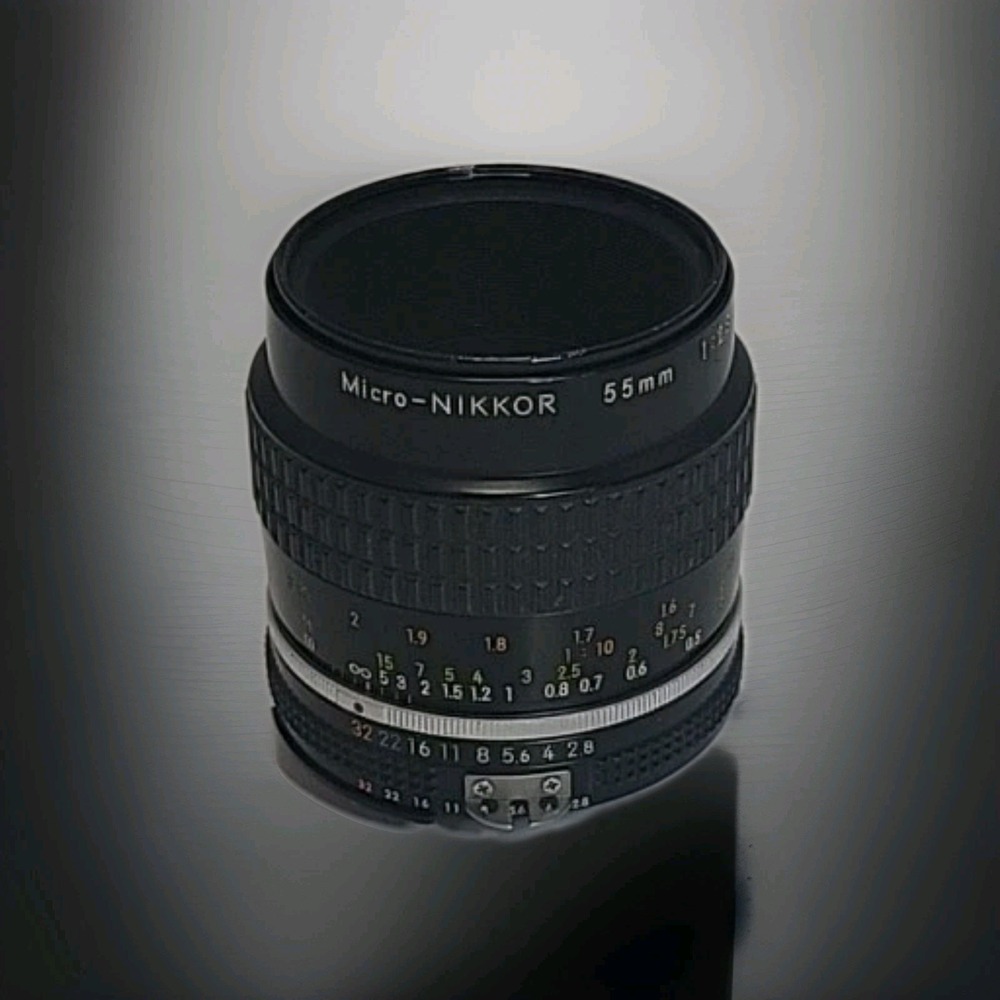 NIKON MICRO-NIKKOR 55mm f/2.8 MF Lens AIS/AI-S Mount fits FILM DIGITAL EXCELLENT